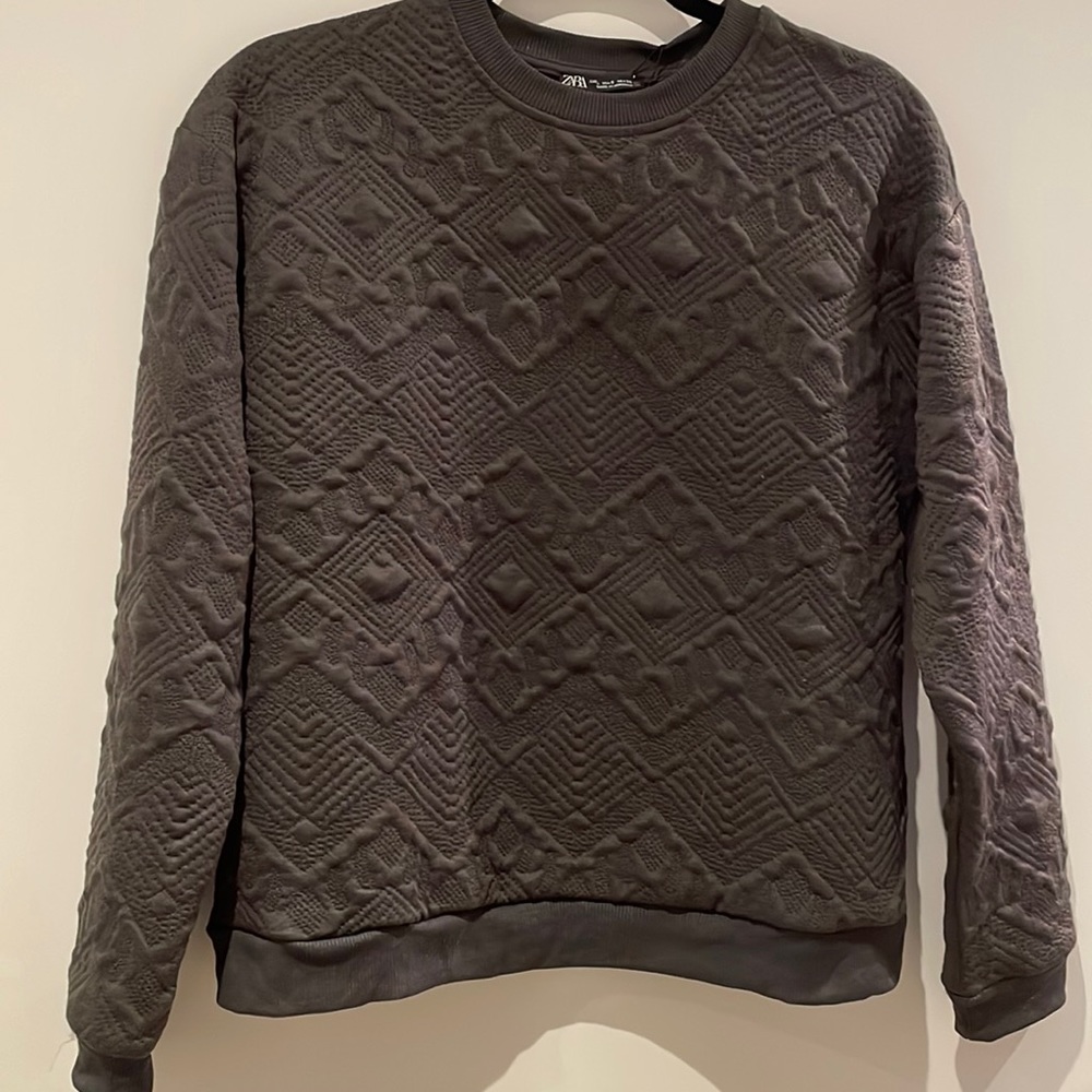 Zara patterned sweatshirt